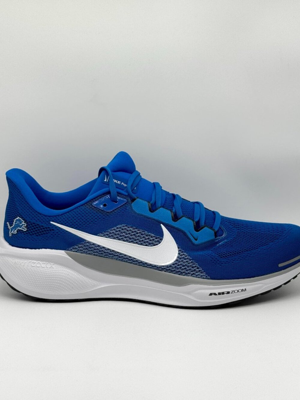 Nike Mens Detroit Lions Pegasus 41 Shoes Blue Sz 15 New IB3206-400 NFL